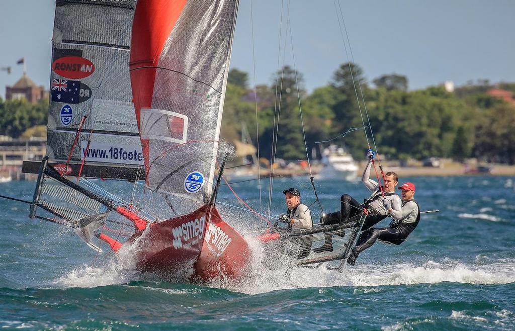  - 18ft Skiffs - NSW State Title - Race 3, November 13, 2016 photo copyright Michael Chittenden  taken at  and featuring the  class