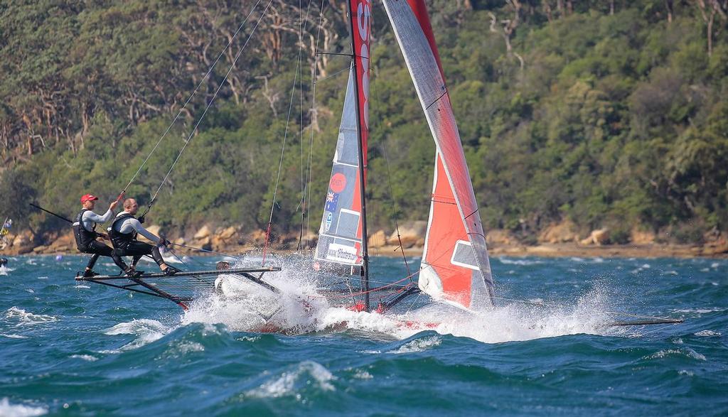  - 18ft Skiffs - NSW State Title - Race 3, November 13, 2016 photo copyright Michael Chittenden  taken at  and featuring the  class