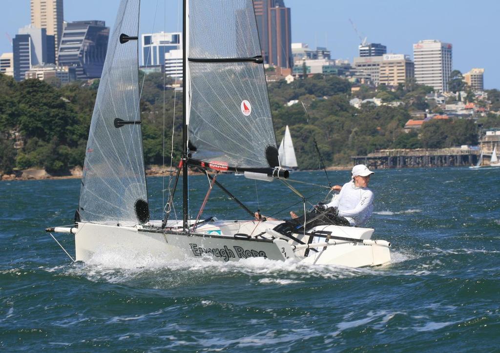Nicole Barnes and Ollie Jones took over the series lead with 1,1 2 results over the three races of the Round. - 2016-17 Ronstan Cherub NSW State Championships Round Two © Carol Stephenson