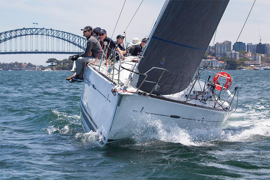 Spinnaker Division winner, Flying Cloud, head upwind in order to be able to deploy the kite. - 25th Beneteau Cup ©  John Curnow