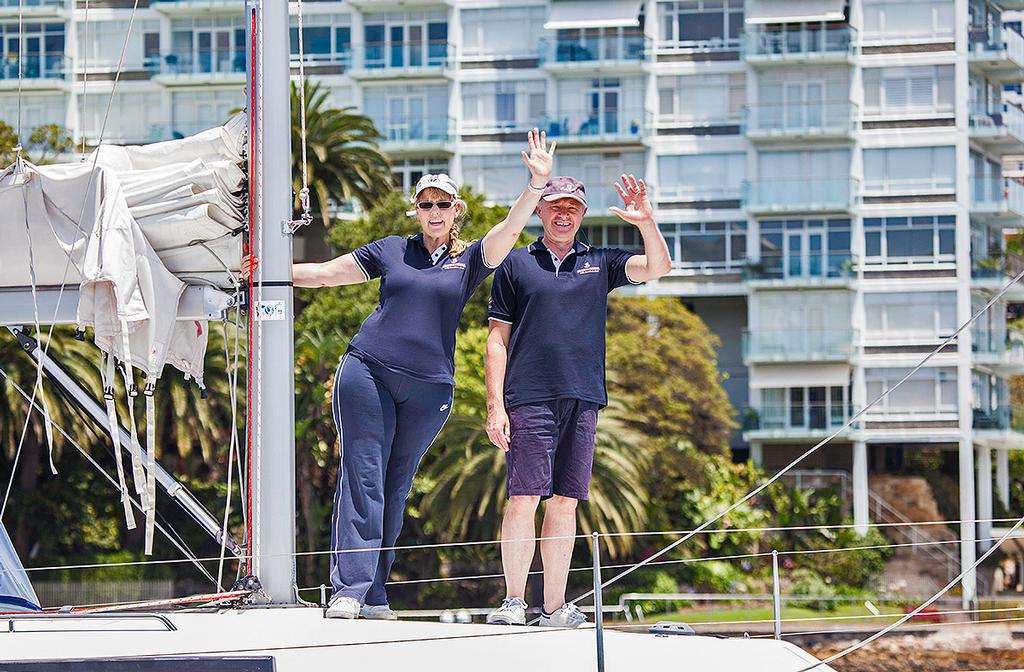 And Hi to you too – have a great sail. - 25th Beneteau Cup photo copyright  John Curnow taken at  and featuring the  class