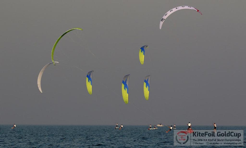 KiteFoilers under starters order - IKA KiteFoil Gold Cup Qatar © Shah Jahan