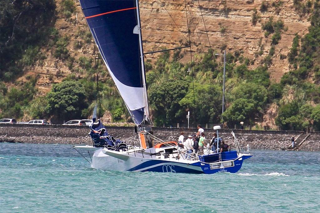 CQS - supermaxi upgraded by Bakewell-White Yacht Design and Southern Ocean (Tauranga) - sea trials Waitemata Harbour November 18, 2016 photo copyright Richard Gladwell www.photosport.co.nz taken at  and featuring the  class