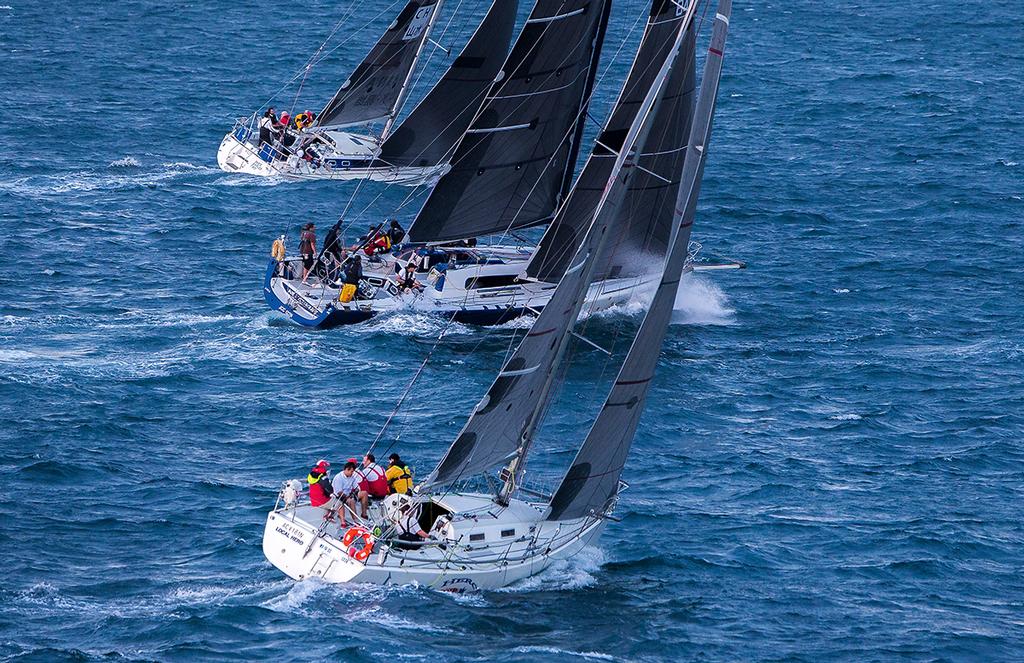 Close racing - CYCA Cabbage Tree Island Race 2016 photo copyright Crosbie Lorimer http://www.crosbielorimer.com taken at  and featuring the  class