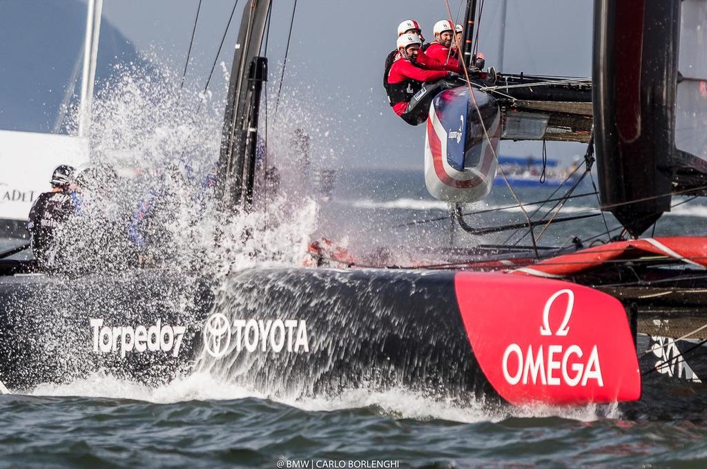 - First day of racing at the America's Cup World Series in Fukuoka, Japan, November 19, 2016 photo copyright Carlo Borlenghi http://www.carloborlenghi.com taken at  and featuring the  class