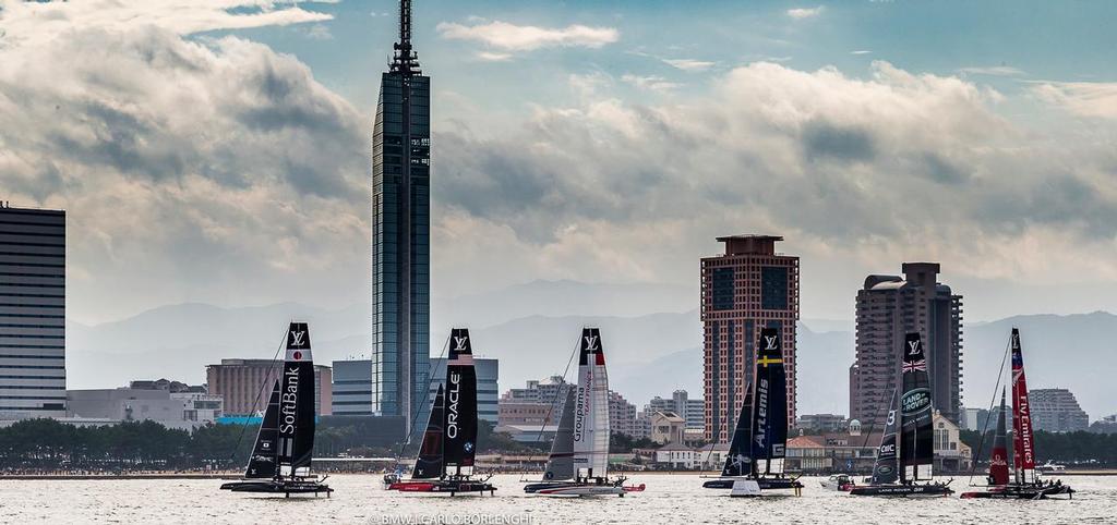 - First day of racing at the America's Cup World Series in Fukuoka, Japan, November 19, 2016 photo copyright Carlo Borlenghi http://www.carloborlenghi.com taken at  and featuring the  class