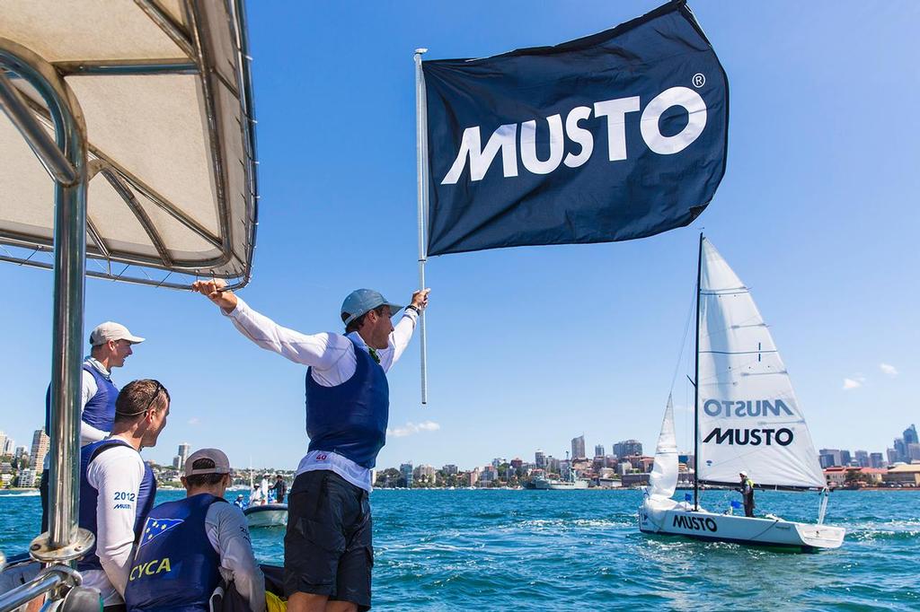 Happy with the big win - Harry Price, Harry Morton, Sam Ellis, Jack Hubbard - Musto Interational Youth Match Racing Championships © Andrea Francolini