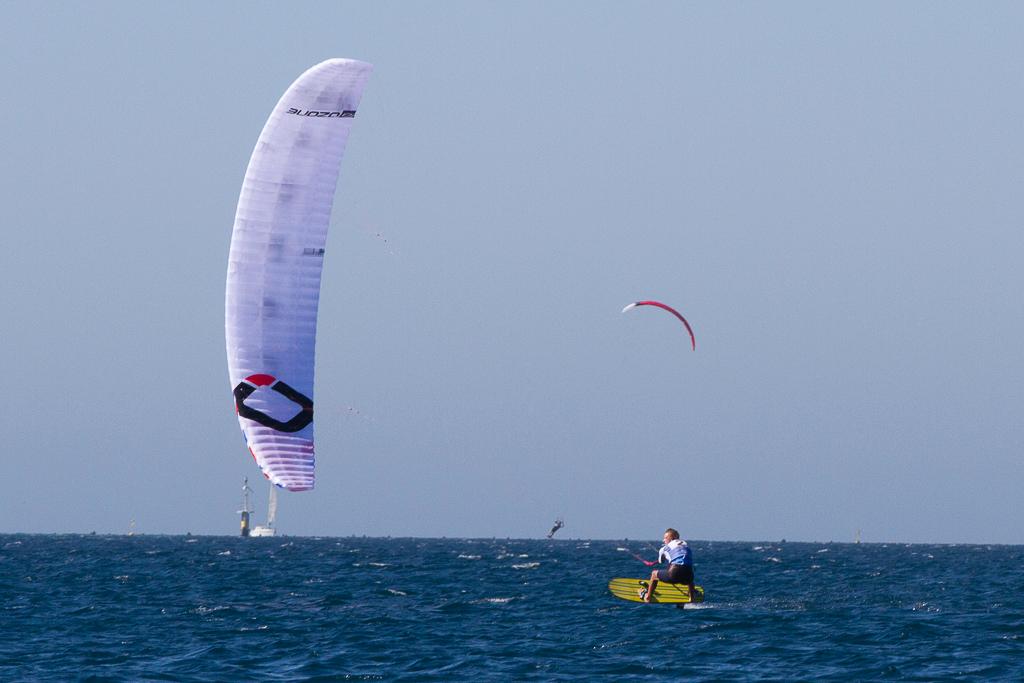 Olly Bridge has been closing the gap on Parlier but cannot break through for a win yet. - Hydrofoil World Pro Tour Final Round photo copyright Bernie Kaaks taken at  and featuring the  class