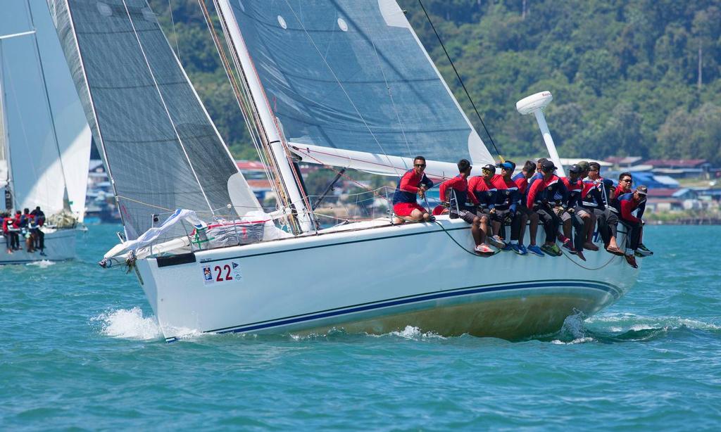 Zuhal, winners of the Jugra Cup. Langkawi Inshores, Day 2. RMSIR 2016. © Guy Nowell / RMSIR