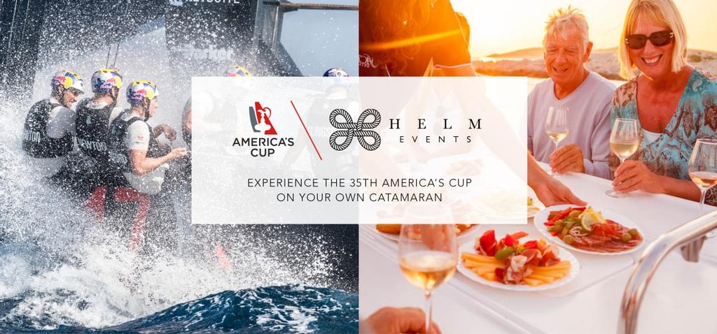 Experience the 35th America's Cup on your own catamaran with Helm Events © Helm Events