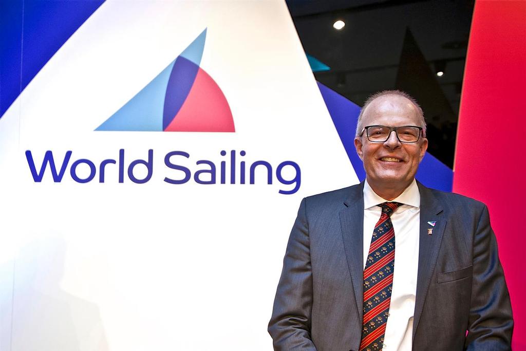 New President, Kim Andersen - World Sailing General Assembly, Barcelona - November 2016 photo copyright Laura Carrau / World Sailing taken at  and featuring the  class