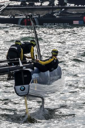 First day of racing at the America's Cup World Series in Fukuoka, Japan, November 19, 2016 photo copyright Carlo Borlenghi http://www.carloborlenghi.com taken at  and featuring the  class