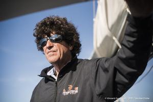 Onboard images of a test sailing for Jean Le Cam (FRA), skipper Finistere Mer Vent, during prestart of the Vendee Globe, in Les Sables d'Olonne, France on October 28th, 2016 photo copyright Vincent Curutchet / DPPI / Vendée Globe  taken at  and featuring the  class
