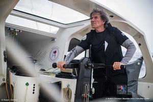 Onboard image bank while training for the Vendee Globe of IMOCA Bastide Otio, skipper Kito de Pavant (FRA), off La Ciotat, on June 11th, 2016 photo copyright Robin Christol taken at  and featuring the  class
