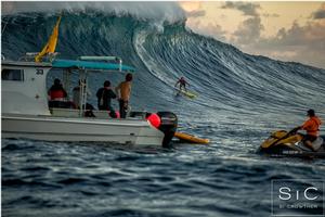 Kai Lenny taking on Jaws this week - NoveNove Maui Aloha Classic photo copyright  Si Crowther / IWT taken at  and featuring the  class