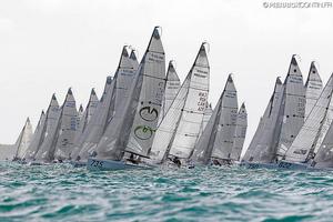 2016 Melges 24 World Championship - Miami - Day 3 photo copyright  Pierrick Contin http://www.pierrickcontin.fr/ taken at  and featuring the  class