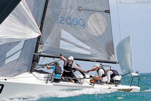 Tonu Toniste's Lenny EST790 - 2016 Melges 24 World Championship - Miami - Day 3 photo copyright  Pierrick Contin http://www.pierrickcontin.fr/ taken at  and featuring the  class