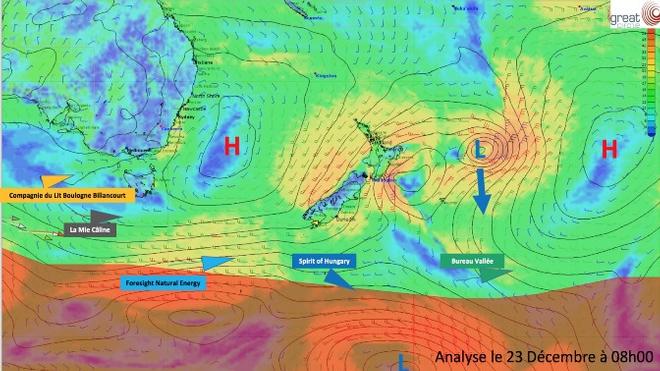 Time to choose an option after Cape Horn – Vendée Globe © Great Circle
