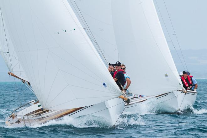 Heading uphill in the second race of the day with Margarita and Bella. - Mercedes Benz Mornington Couta Boat National Championships ©  Alex McKinnon Photography http://www.alexmckinnonphotography.com