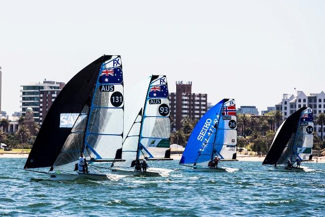 49erFX - Sailing World Cup Melbourne © Pedro Martinez / Sailing Energy / World Sailing