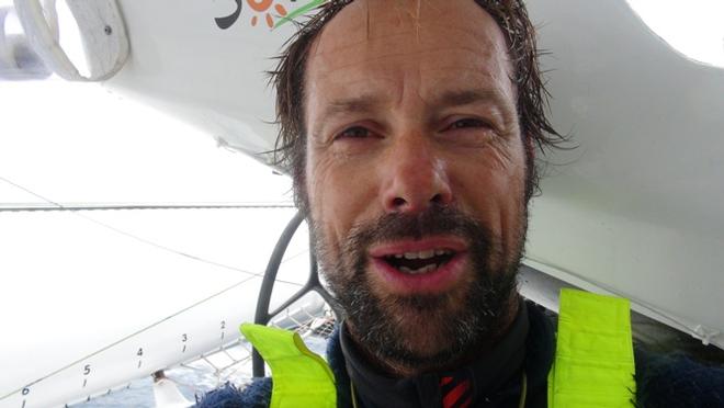 Thomas Coville rounds Cape Horn - Solo Round the World Record Attempt © Thomas Coville / Sodebo