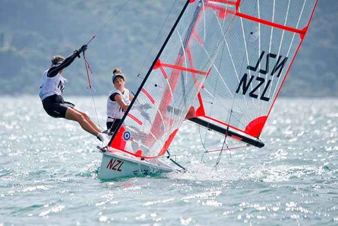 Kate Stewart / Greta Stewart - 2015 Youth Sailing World Championships © Christophe Launay