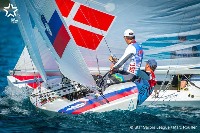 Bow: 95 / Sail: SLO 8220 / Skipper: Vasilij Zbogar SLO / Crew: Zsombor Bercz HUN - 2016 Star Sailors League Finals ©  Marc Rouiller / Star Sailors League