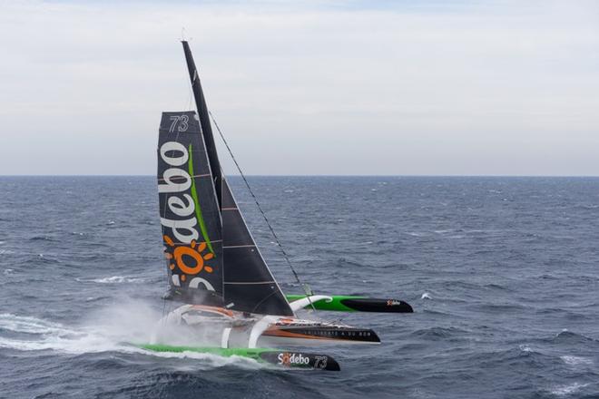 Sodebo Ultim’ rounds Cape Horn - Solo Round the World Record Attempt © Thomas Coville / Sodebo