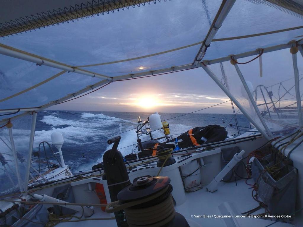 The sea is a beautiful place, but you get no second chances with the sea. photo copyright Vendee Globe http://www.vendeeglobe.org taken at  and featuring the  class