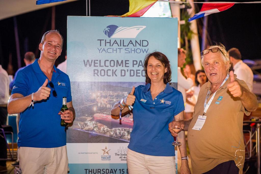 A stellar Sevenstar team. Thailand Yacht Show 2016. photo copyright Thailand Yacht Show 2016 taken at  and featuring the  class