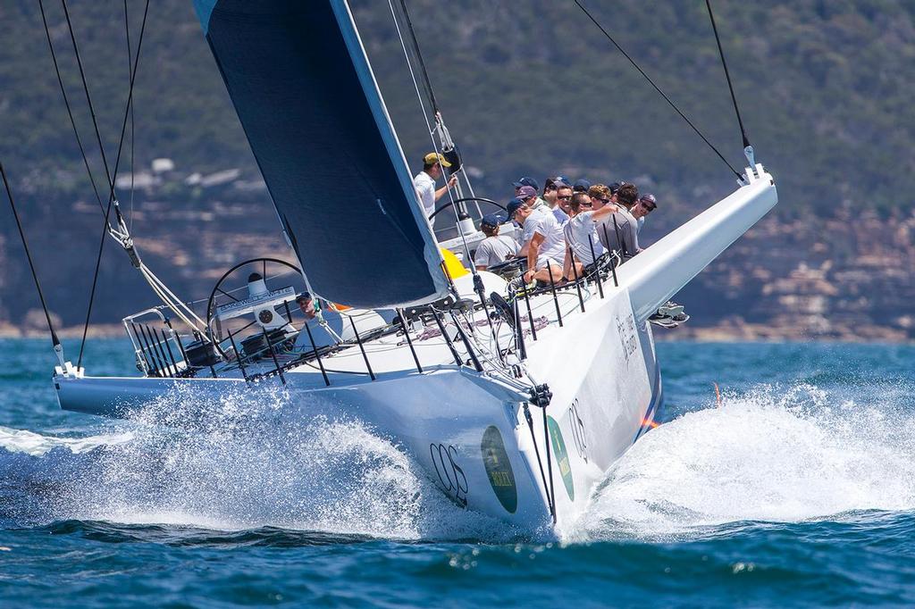Definitely going to be wet - let's hope she's fast too! Her designers believe so. - CYCA Trophy Passage Series © Andrea Francolini