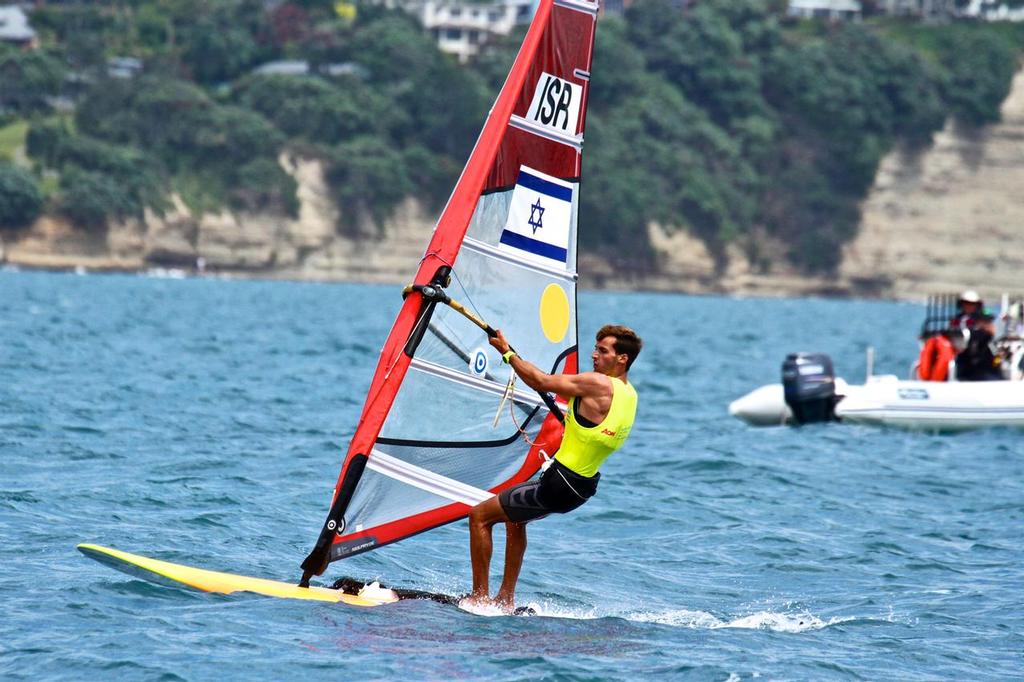 Yoav Omer (ISR) - Aon Youth Worlds 2016, Torbay, Auckland, New Zealand, Day 3, December 18, 2016 photo copyright Richard Gladwell www.photosport.co.nz taken at  and featuring the  class