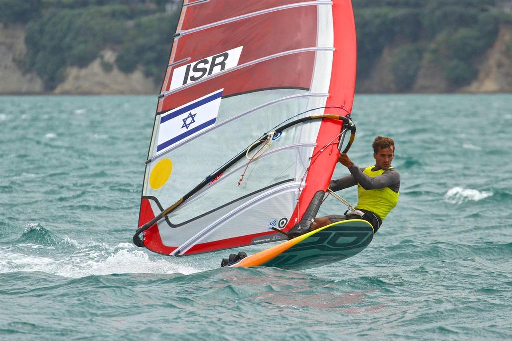 Yoav Omer (ISR) winner Boys RS:X - Aon Youth Worlds 2016, Torbay, Auckland, New Zealand, Day 4, December 19, 2016 photo copyright Richard Gladwell www.photosport.co.nz taken at  and featuring the  class