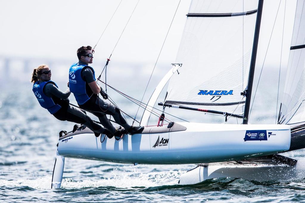 Nacra 17 - New Zealand - Sailing World Cup Final - Melbourne, December 2016 photo copyright Pedro Martinez / Sailing Energy / World Sailing taken at  and featuring the  class