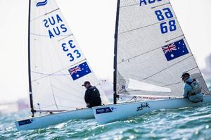 Finn class - Sailing World Cup Melbourne photo copyright Pedro Martinez / Sailing Energy / World Sailing taken at  and featuring the  class
