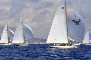 Twelves racing off Barcelona during the 2014 World Champiopnship photo copyright SallyAnne Santos / Windlass Creative taken at  and featuring the  class