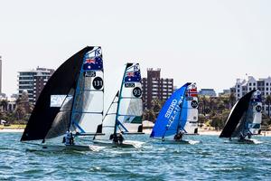 49erFX - Sailing World Cup Melbourne photo copyright Pedro Martinez / Sailing Energy / World Sailing taken at  and featuring the  class