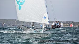 Appliances Online - 2016 Australian 18 Footer League’s Yandoo Trophy photo copyright Beth Morley - Sport Sailing Photography http://www.sportsailingphotography.com taken at  and featuring the  class