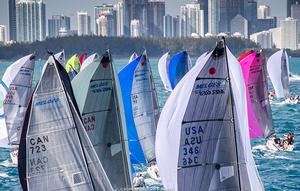 2016 Melges 24 World Championship - Miami - Day 5 photo copyright Bombarda Racing - Carlo Borlenghi taken at  and featuring the  class