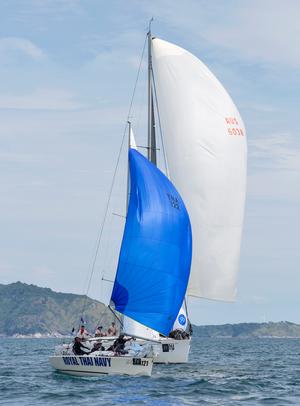 Royal Thai Navy 1. Phuket King's Cup 2016. photo copyright Guy Nowell / Phuket King's Cup taken at  and featuring the  class