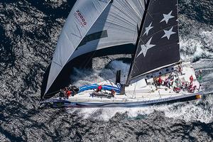 Above the Volvo Ocean 70, Giacomo. - 2016 Rolex Sydney Hobart Yacht Race photo copyright Andrea Francolini taken at  and featuring the  class