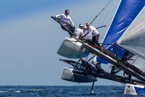 Ian Williams takes World Match Racing Tour card number four photo copyright WMRT taken at  and featuring the  class