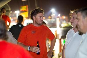 Maverick, Infiniti 46 skipper, Olly Cotterell enjoys a well-deserved cold beer on arrival in Grenada - RORC Transatlantic Race photo copyright RORC/Arthur Daniel taken at  and featuring the  class