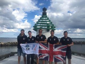 The U 23 lads at the Silver Cup in Aarhus this summer. photo copyright British Finn Association taken at  and featuring the  class
