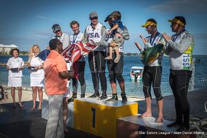 Medals ceremony - 2016 Star Sailors League Finals photo copyright  Jean-Daniel Michot / Star Sailors League taken at  and featuring the  class