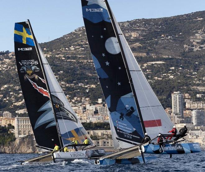 Act 2 provides challenging conditions for the fleet - M32 Monaco Winter Series © M32 Series