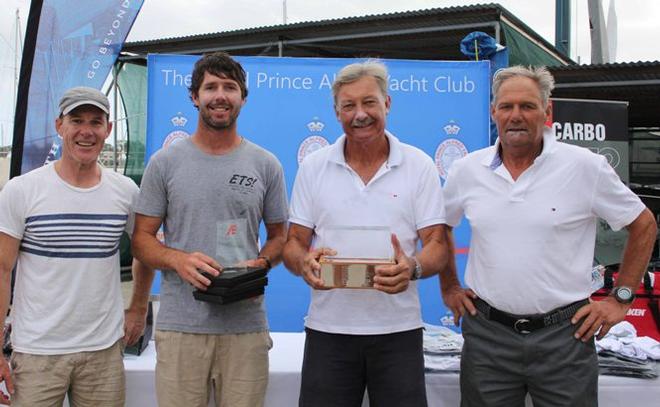 Grand masters winners John Bertrand (2nd from right) - Etchells Australian Championship © Stephen Collopy / RPAYC