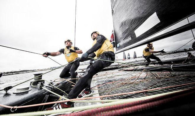 Act 3, Extreme Sailing Series Cardiff 2016 - Day 4 - SAP Extreme Sailing Team © Lloyd Images