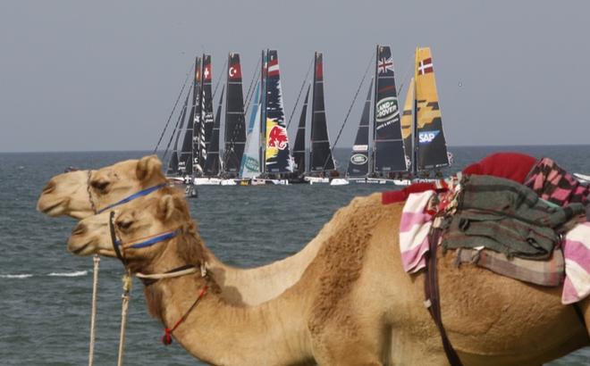 Extreme Sailing Series competing in Oman © Lloyd Images/Extreme Sailing Series