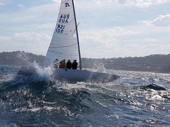 Seas offshore Saturday - Etchells Australian Championship © Learne Dooley